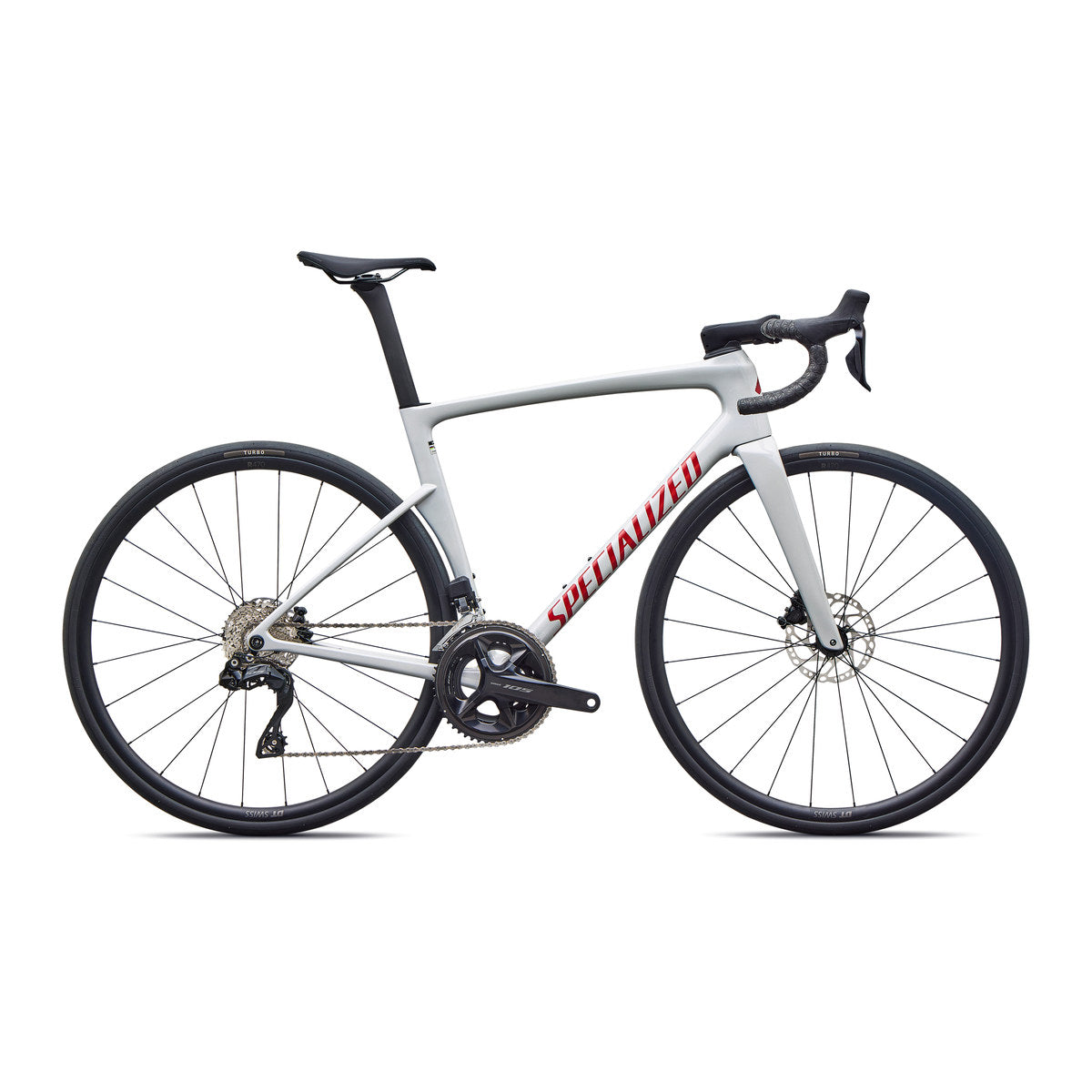 SPECIALIZED TARMAC SL9 COMP ROAD BIKE SHIMANO 105 DI2 - GLOSS DOLOMITE METALLIC / CAYENNE METALLIC
