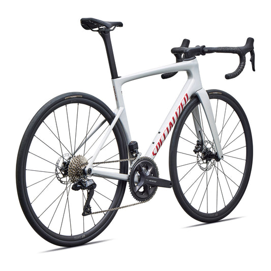 SPECIALIZED TARMAC SL9 COMP ROAD BIKE SHIMANO 105 DI2 - GLOSS DOLOMITE METALLIC / CAYENNE METALLIC
