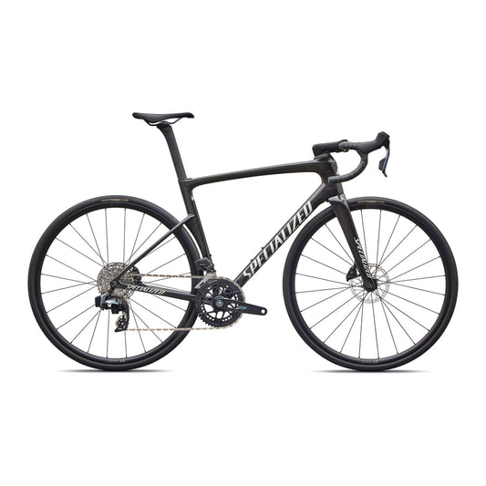 SPECIALIZED TARMAC SL9 COMP ROAD BIKE SRAM RIVAL AXS - GLOSS CHARCOAL TINT / DOLOMITE METALLIC