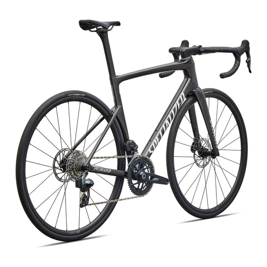 SPECIALIZED TARMAC SL9 COMP ROAD BIKE SRAM RIVAL AXS - GLOSS CHARCOAL TINT / DOLOMITE METALLIC