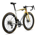 SPECIALIZED S-WORKS TARMAC SL9 LTD REMCO EVENEPOEL ROAD BIKE - GLOSS METALLIC WHITE SILVER / GOLD PEARL / DEEP BLUE