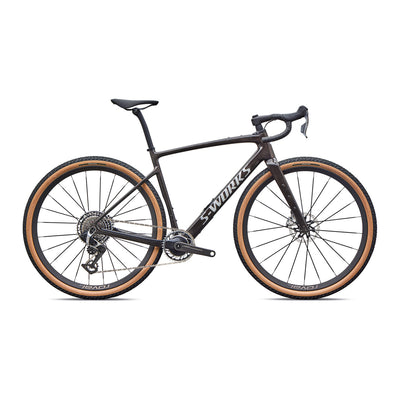 SPECIALIZED S-Works Diverge 4 SRAM RED XPLR Complete Gravel Bike - Warm Smoke Metallic / Carbon / Silver Dust