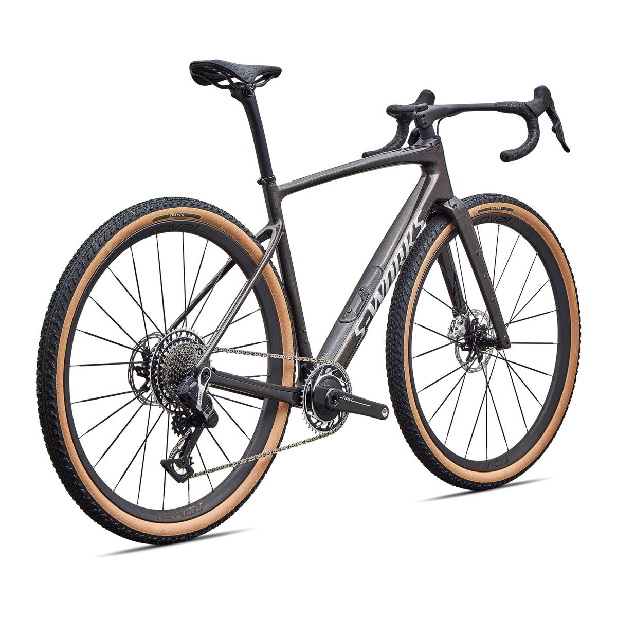 SPECIALIZED S-Works Diverge 4 SRAM RED XPLR Complete Gravel Bike - Warm Smoke Metallic / Carbon / Silver Dust