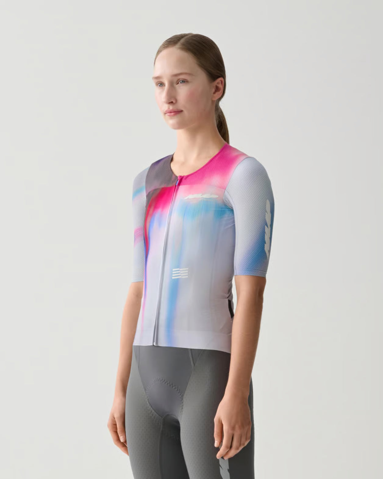 MAAP Chica Solar Pro Race Maillot Ciclismo - Gamma Blue