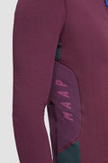 MAAP Alt Road Long Sleeve Jersey - Burgundy-Long Sleeve Jerseys-
