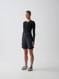 MAAP Alt Road Women Overshort - Black-Women Bib Shorts-