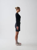 MAAP Alt Road Women Overshort - Black-Women Bib Shorts-