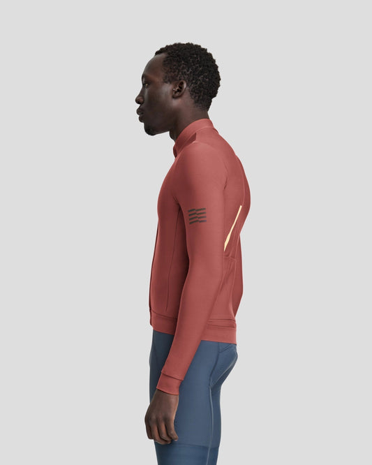 MAAP Evade Thermal LS Jersey - Henna AW2022-Long Sleeve Jerseys-