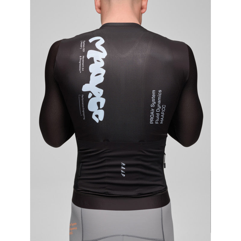 MAAP STRATA PRO AIR Maillot màniga llarga 3.0 - DARK CHOCOLATE