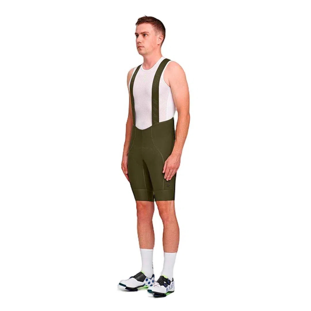 Olive bib shorts on sale
