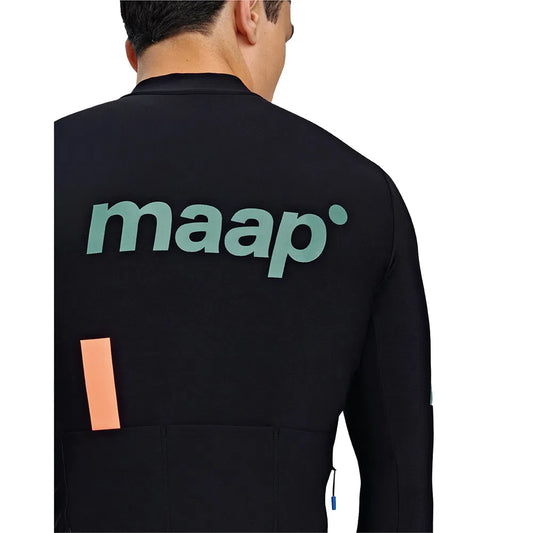 MAAP Training Thermal LS Jersey AW23 - Black-Long Sleeve Jerseys-