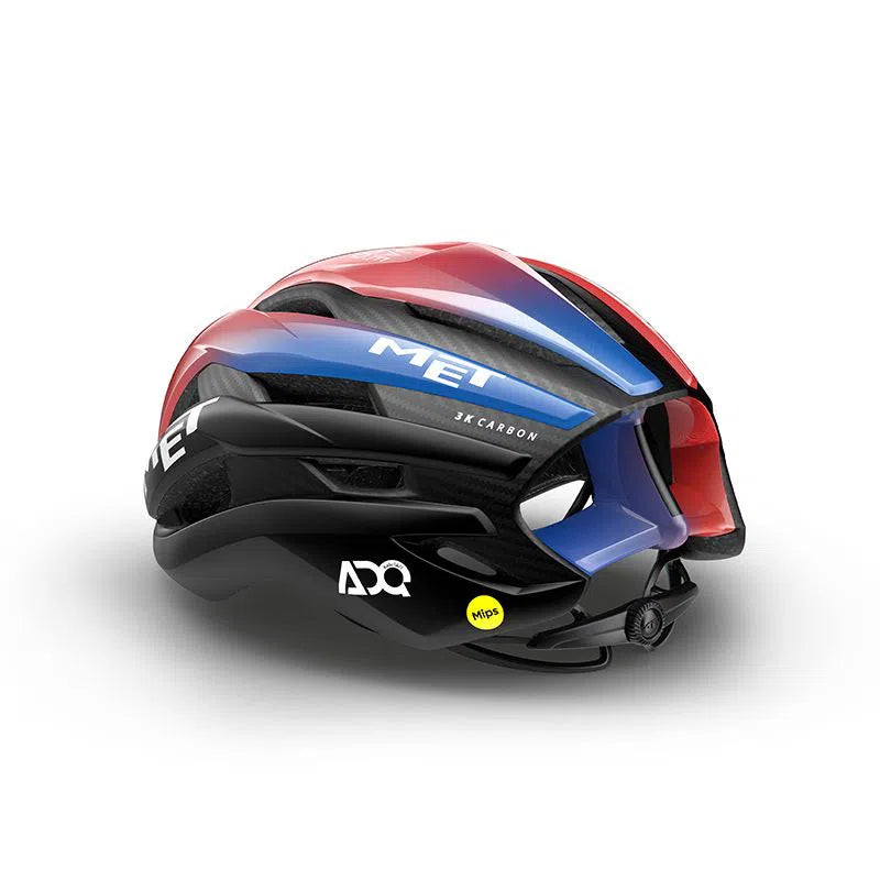emirates motorcycle helmet MET Trenta 3K Carbon MIPS Cycling Helmet