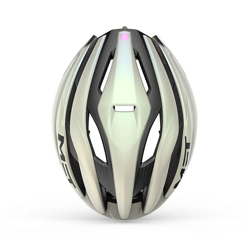 MET Trenta 3K Carbon MIPS Cycling Helmet - Vanilla/Gold-Velodrom CC