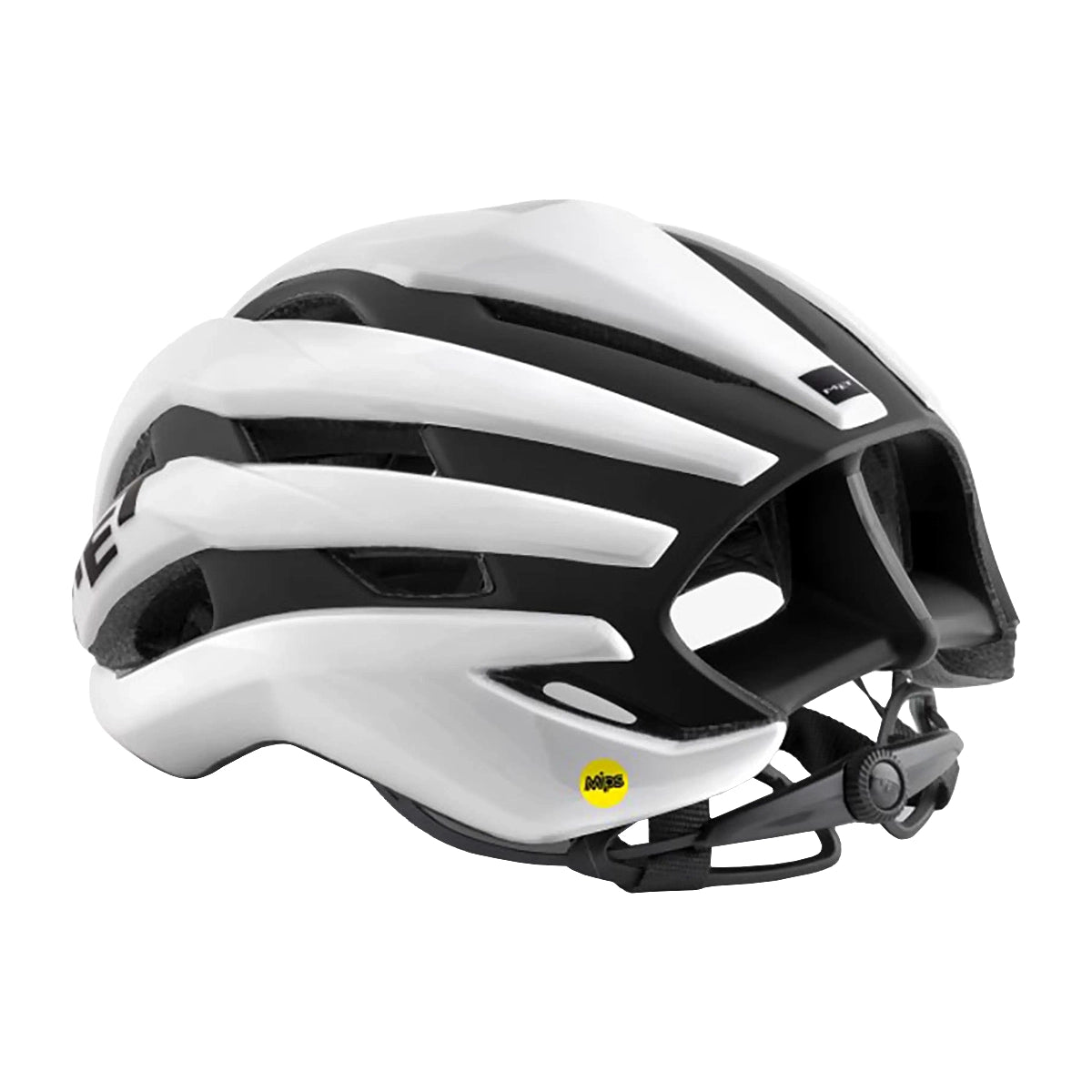 MET Trenta MIPS Cycling Helmet - White Glossy/Black Matt-
