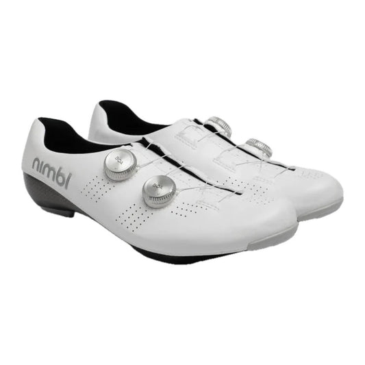 NIMBL Road Cycling Shoes Ultimate Exceed 2026 - White/Silver