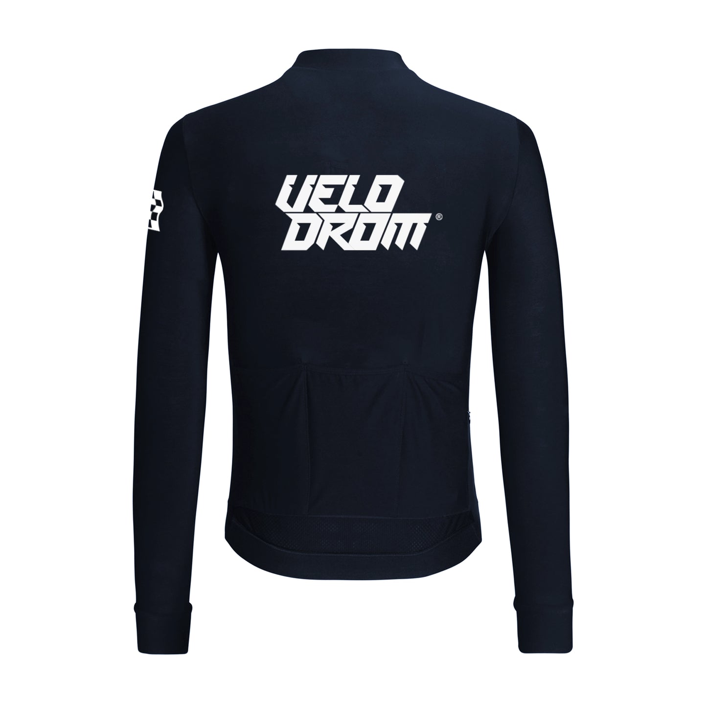 VELODROM RaceDay 2.0 Thermal Langarmtrikot - Navy/Weiß