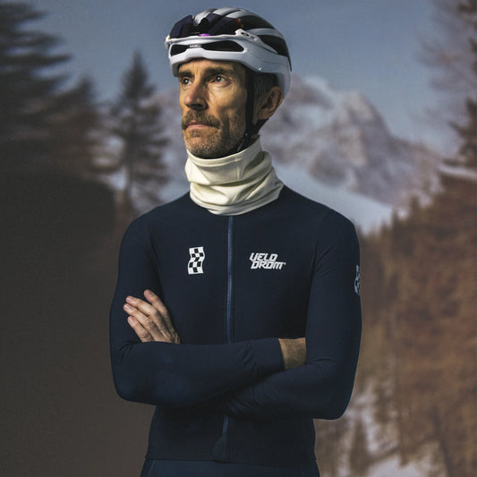 VELODROM RaceDay 2.0 Thermal Langarmtrikot - Navy/Weiß