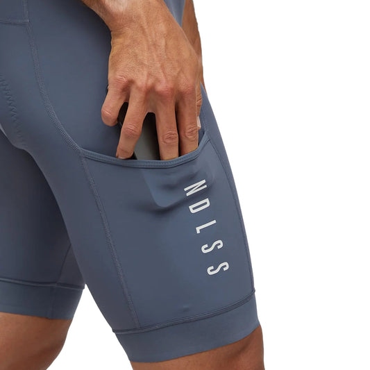 NDLSS Cargo Bib Shorts - Storm-Bib Shorts-