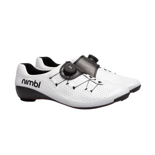 NIMBL Road Cycling Shoes Feat Ultimate - White-Road Cycling Shoes-