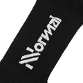 NNORMAL Running Merino Socks - Black-Casual Socks-