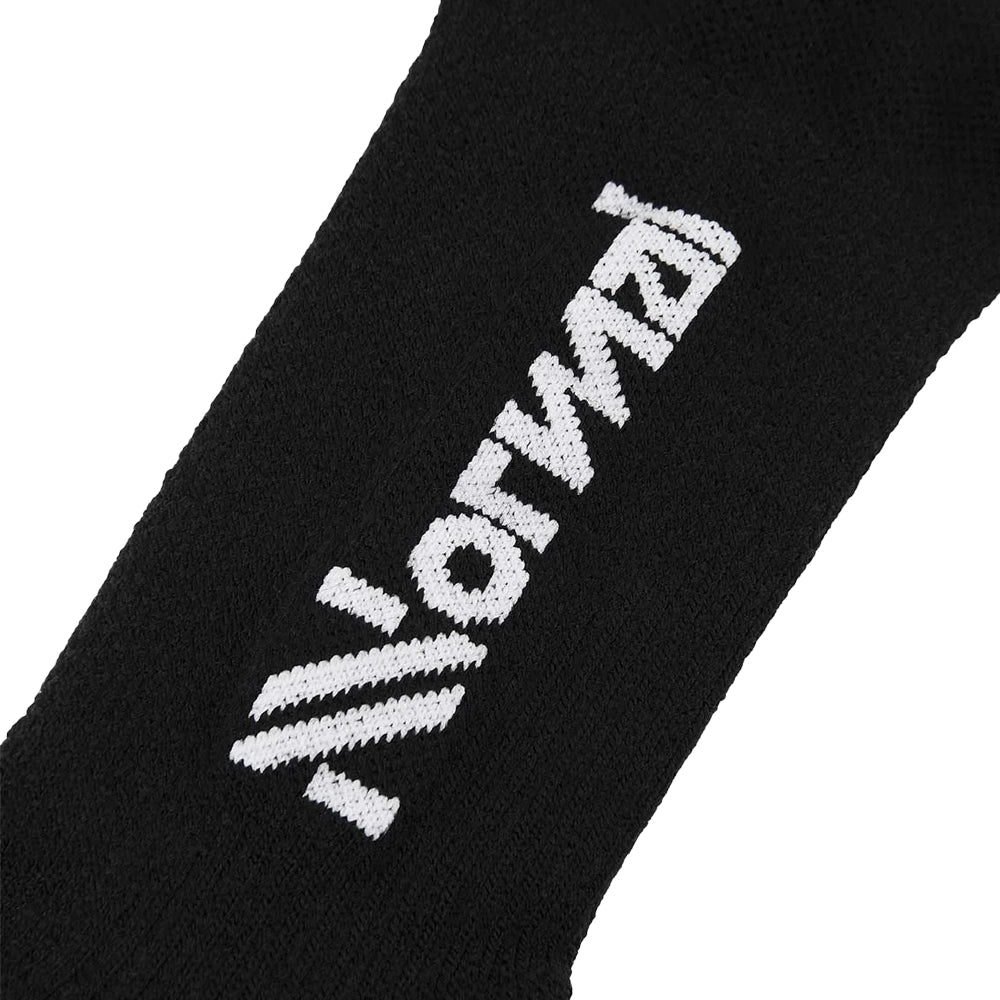 NNORMAL Running Merino Socks - Black-Casual Socks-