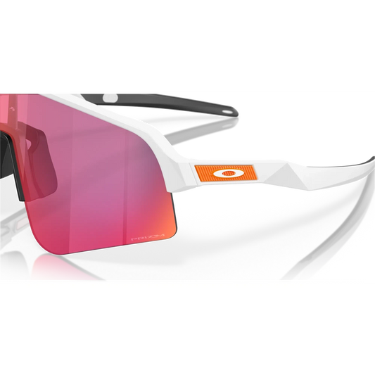 OAKLEY Sutro Lite Sweep Eyewear - Matte White Prizm Road White/Red Frame-Eyewear-888392603975