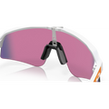 OAKLEY Sutro Lite Sweep Eyewear - Matte White Prizm Road White/Red Frame-Eyewear-888392603975