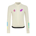 VELODROM RaceDay Thermal Maillot màniga llarga - Off Blanc/Neon