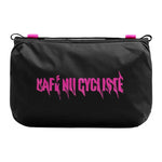 CAFÉ DU CYCLISTE Topologie Large Bottle Sacoche - Black Fuchsia