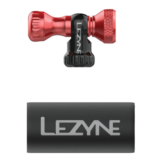 LEZYNE CONTROL DRIVE CNC CO2 PUMP HEAD - RED/GLOSSY