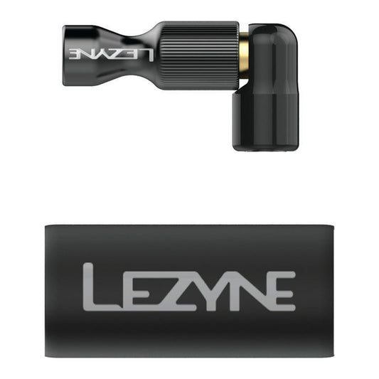 LEZYNE TRIGGER DRIVE CNC CO2 PUMP HEAD - BLACK/GLOSSY