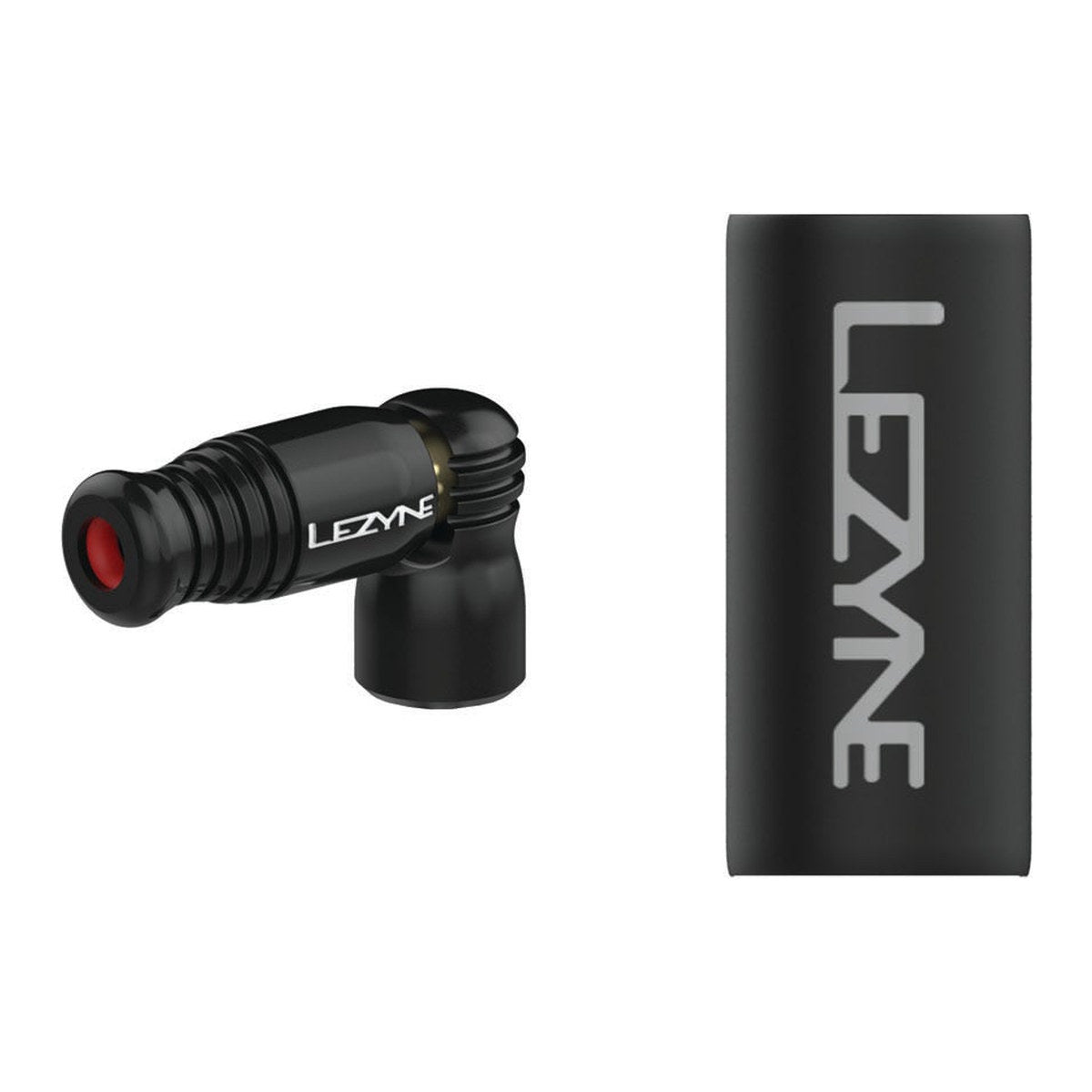 LEZYNE TRIGGER SPEED DRIVE CNC CO2 PUMP HEAD - BLACK/GLOSSY