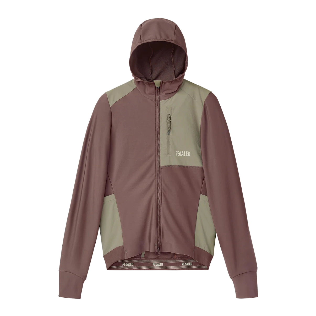 PEDALED Odyssey Hooded Long Sleeve Jersey - Brown