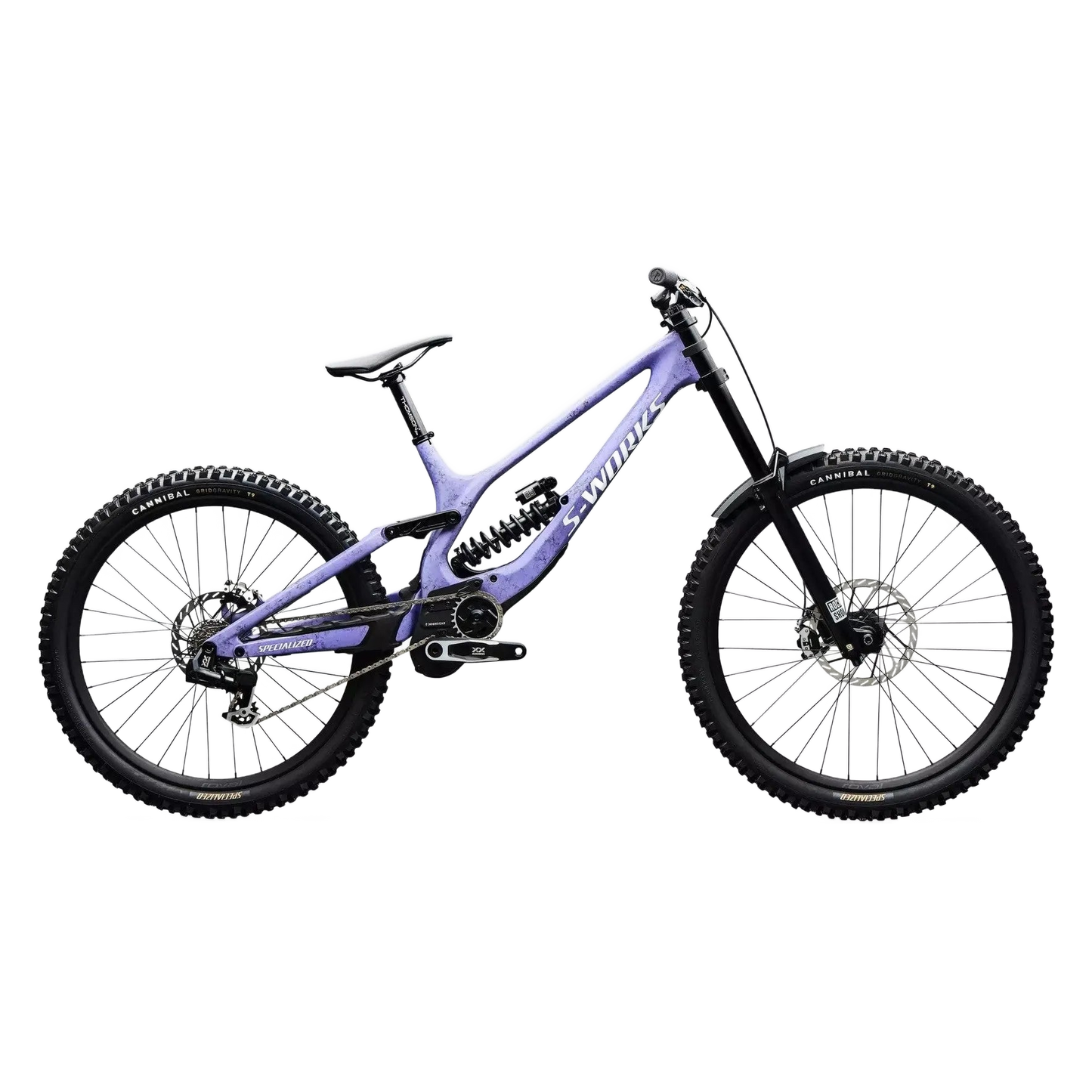 SPECIALIZED S-Works Demo 11 - Satin / Powder Indigo Tint / Black Tint Carbon / White