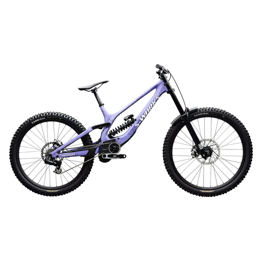 SPECIALIZED S-Works Demo 11 - Satin / Powder Indigo Tint / Black Tint Carbon / White