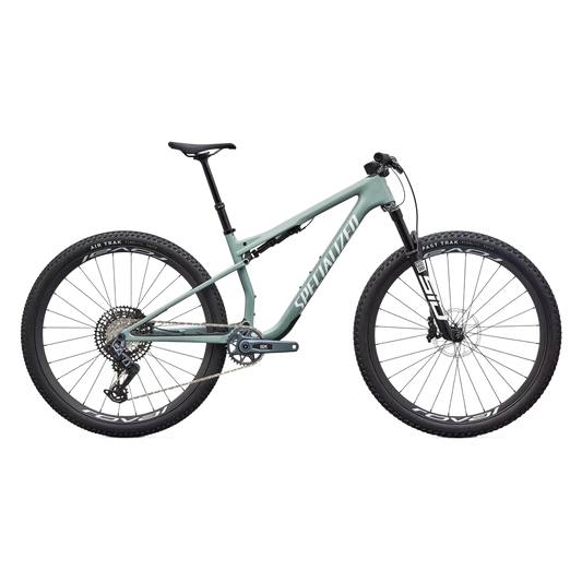 SPECIALIZED Epic 9 Expert Complete MTB - Gloss Agave Grey / Metallic White Silver