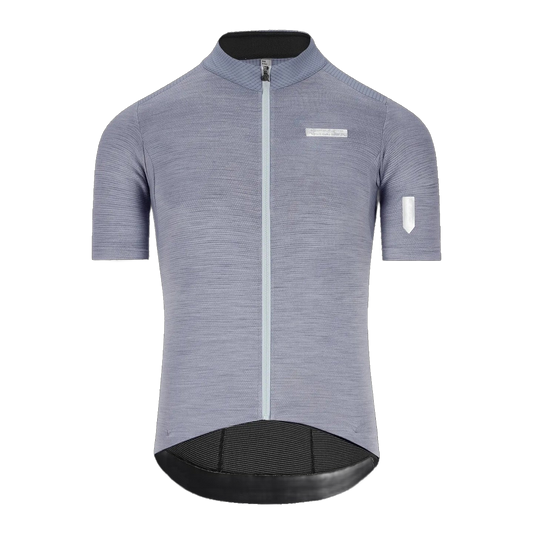 Q36.5 Adventure Tech Merino Jersey Grisaille - Blue