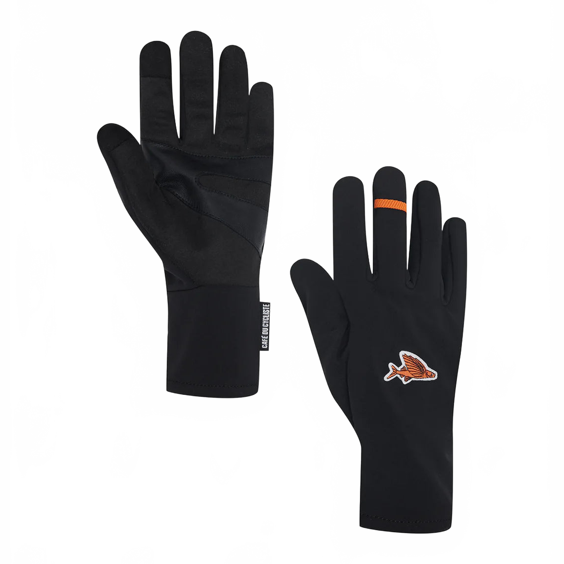 CAFE DU CYCLISTE SoftShell Cycling Gloves - Black
