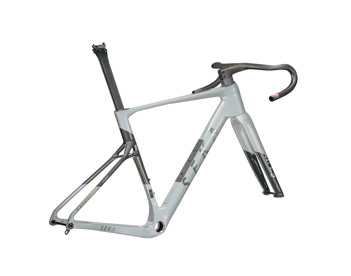 SEKA ExAero GR RDC Gravel Frameset - Stardust Silver
