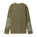 PEDALED Lifewear Double Face Long Sleeve Tee - Military Green