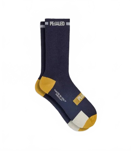 PEDALED Odyssey Merino Reflective Socks - Dark Navy