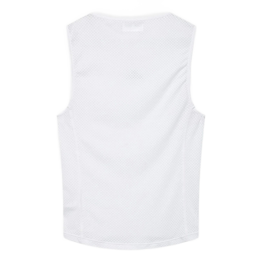 CAFE DU CYCLISTE Liliane Sleeveless Base Layer - White