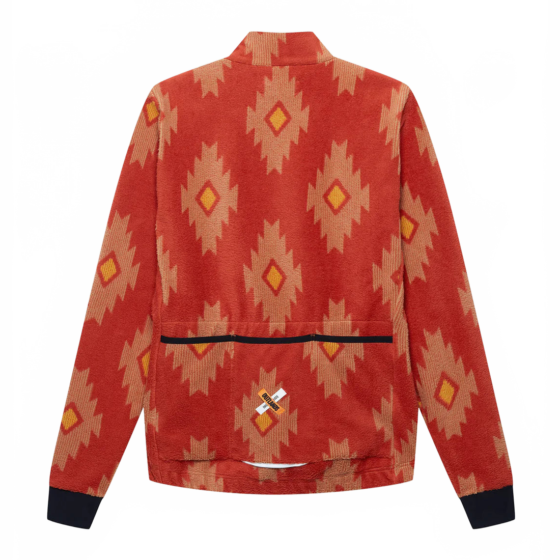 CAFE DU CYCLISTE Solange Fleece LS Jersey - Clay/Sandstone