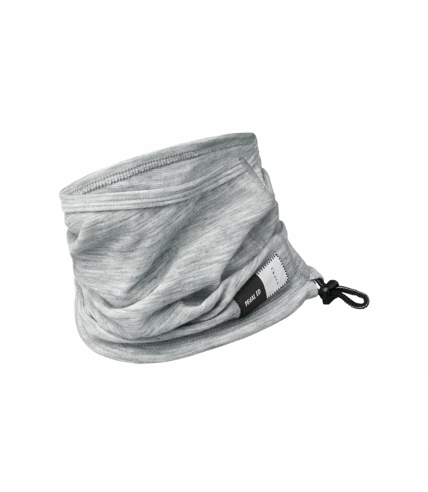PEDALED Kaido Merino Neck Warmer - Grey Default Velodrom Barcelona 