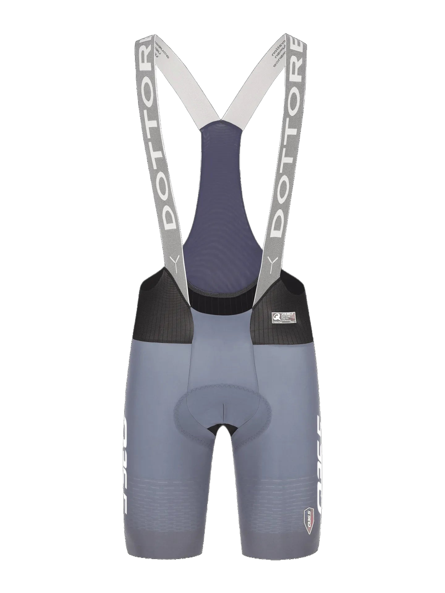 Q36.5 Dottore Clima Signature Gravel Bib Shorts - Grey