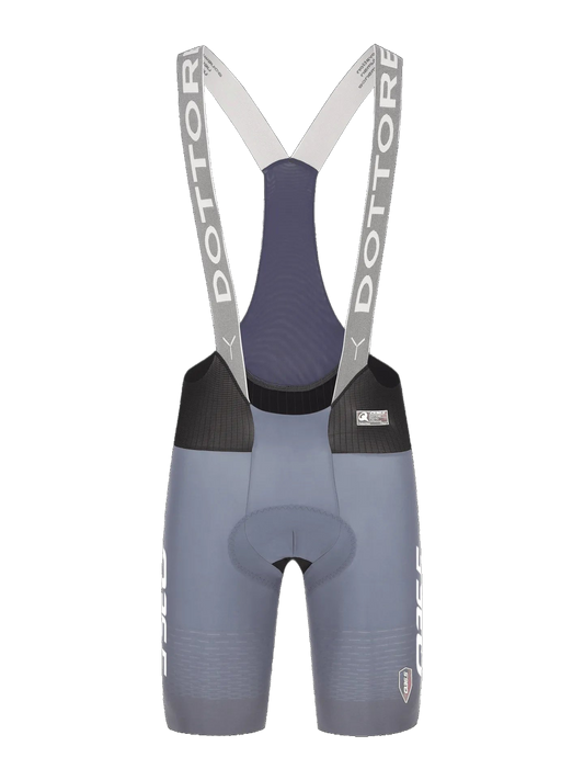 Q36.5 Dottore Clima Signature Gravel Bib Shorts - Grey