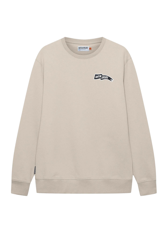 CAFE DU CYCLISTE Marlene Unisex Sweatshirt - Pearl Grey