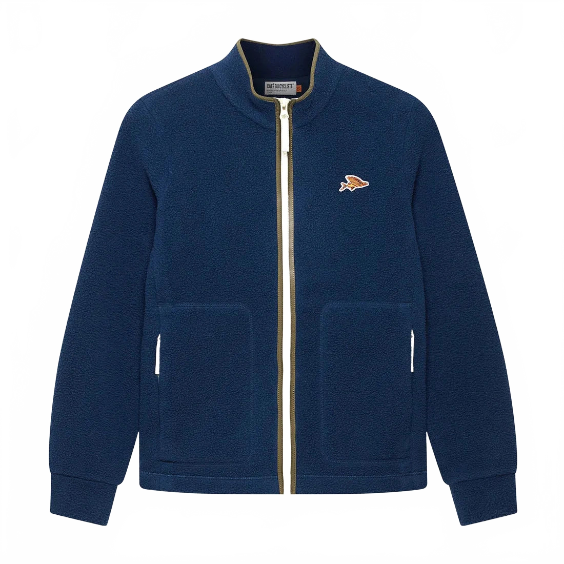 CAFE DU CYCLISTE Domitille Women Fleece Jacket - Navy