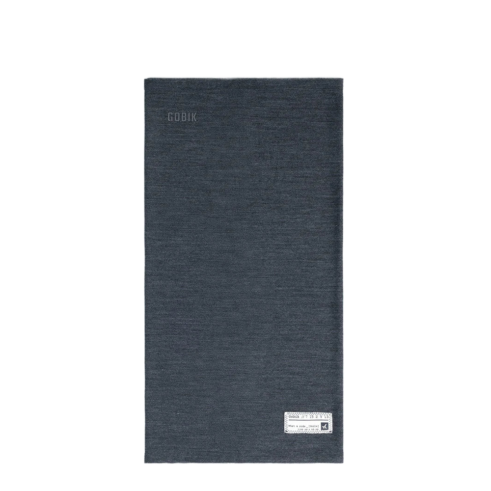 GOBIK Merino Neck Warmer - Moonbah Solid Graphite