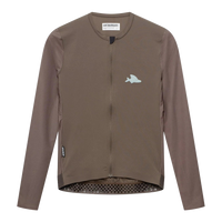 CAFE DU CYCLISTE Andrea Super Light Women LS Jersey - Carob